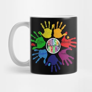 AUTISM STRONG Hands Mug